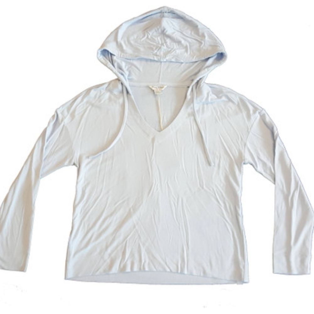 Tommy Bahama  Light Gray V-Neck Hoodie Size S